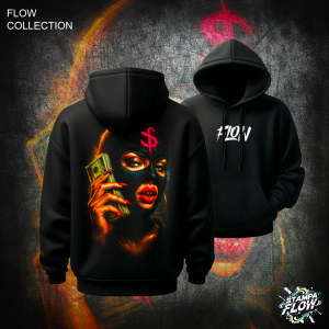 Felpa con cappuccio Woman Dollar – Flow Collection