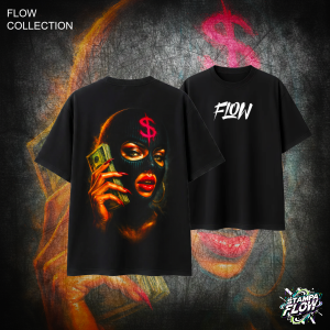 T-Shirt Oversize Woman Dollar – Flow Collection