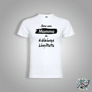 T-SHIRT FESTA DELLA MAMMA "EDIZIONE LIMITATA" BIANCA