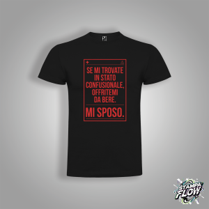 T-SHIRT SPOSO "STATO CONFUSIONALE"