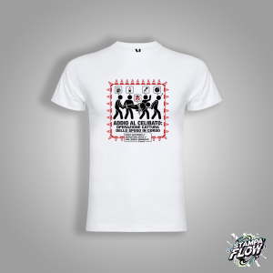 T-SHIRT ADDIO AL CELIBATO "OPERAZIONE CATTURA" BIANCA