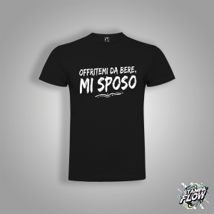 T-SHIRT SPOSO "OFFRITEMI DA BERE"