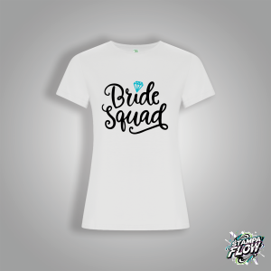 T-SHIRT AMICHE DELLA SPOSA "BRIDE SQUAD"