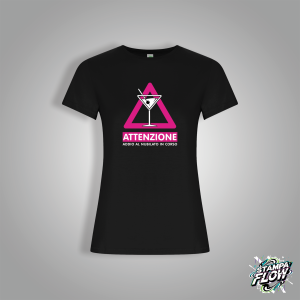 T-SHIRT ADDIO AL NUBILATO "ATTENZIONE IN CORSO"