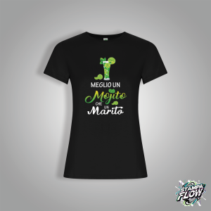 T-SHIRT ADDIO AL NUBILATO "MEGLIO UN MOJITO"