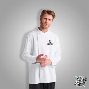 Giacca da Cuoco Unisex Traspirante Personalizzabile