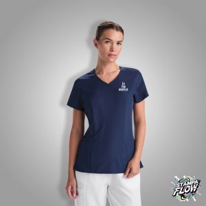 Casacca Sanitaria Donna in Microfibra Stretch Personalizzabile