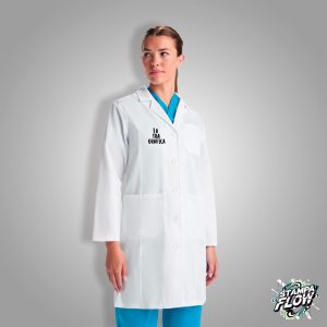 Camice da Laboratorio Donna con Bottoni Personalizzabile