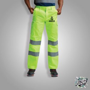 Pantalone Multitasche Alta Visibilità Classe II Personalizzabile