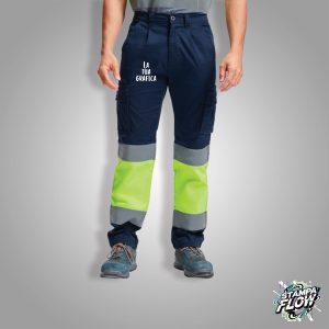Pantalone da Lavoro Stretch Alta Visibilità Personalizzabile