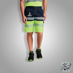 Short da Lavoro Multitasche Alta Visibilità Personalizzabile